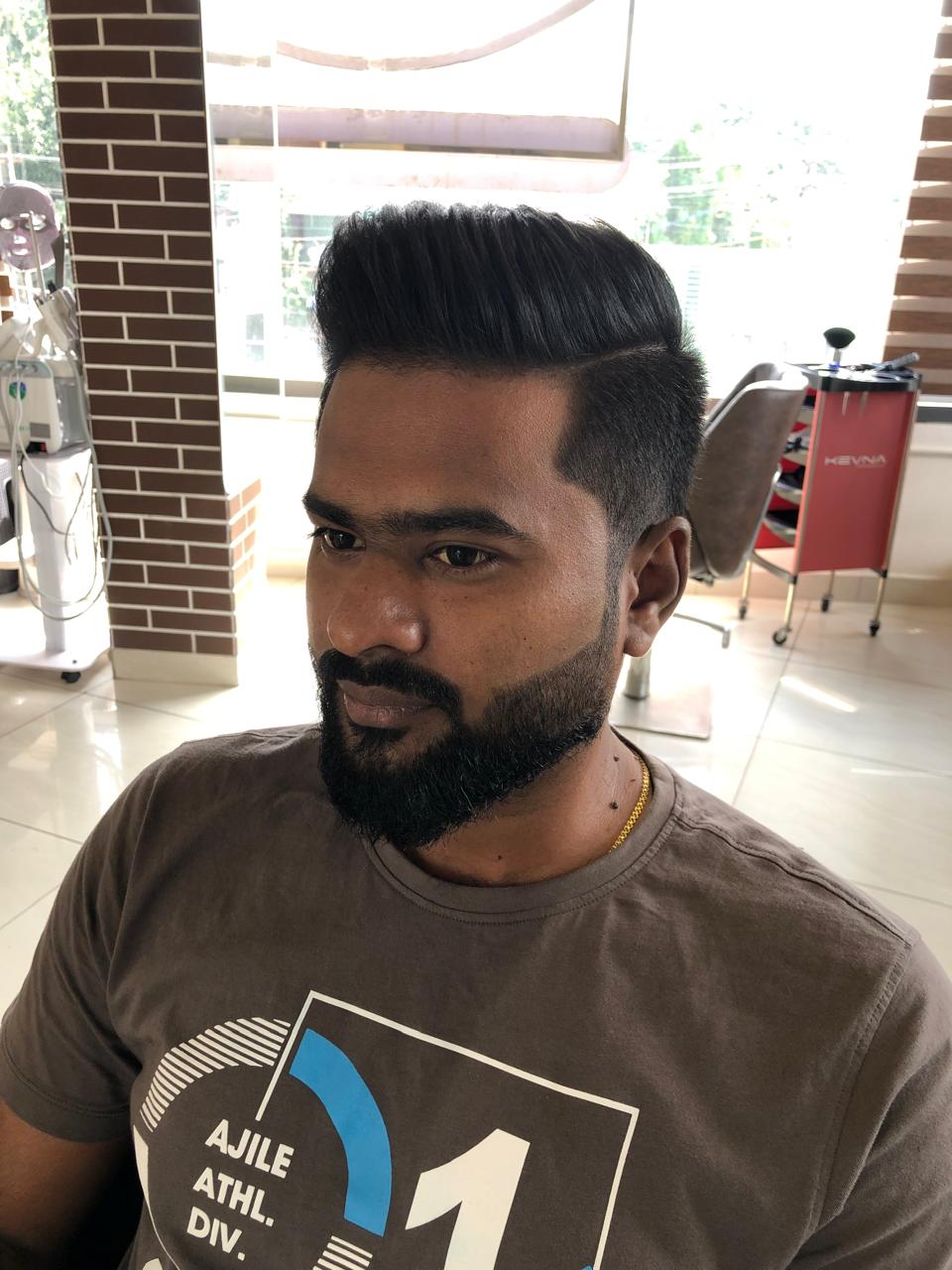 Hair cut and beard design