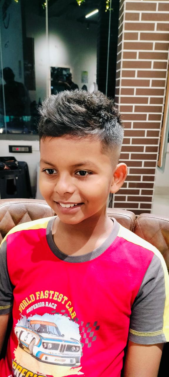 Kids textured haircut